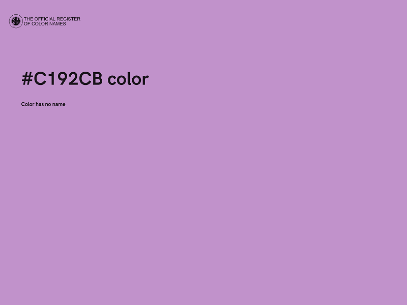 #C192CB color image