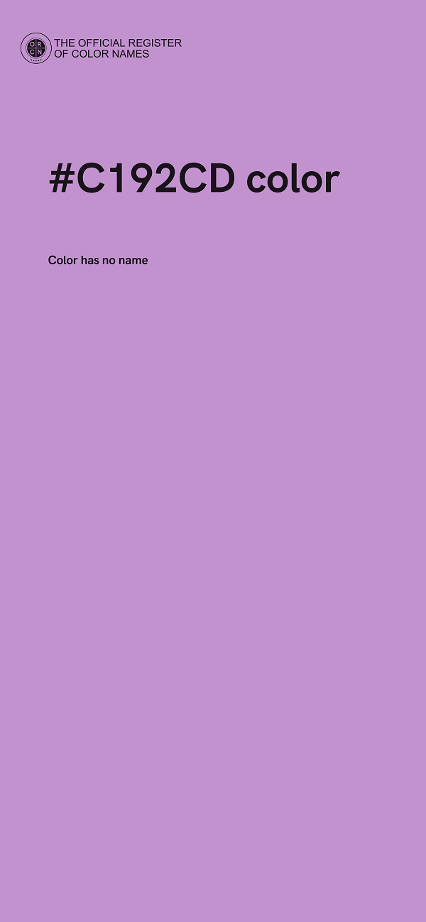 #C192CD color image