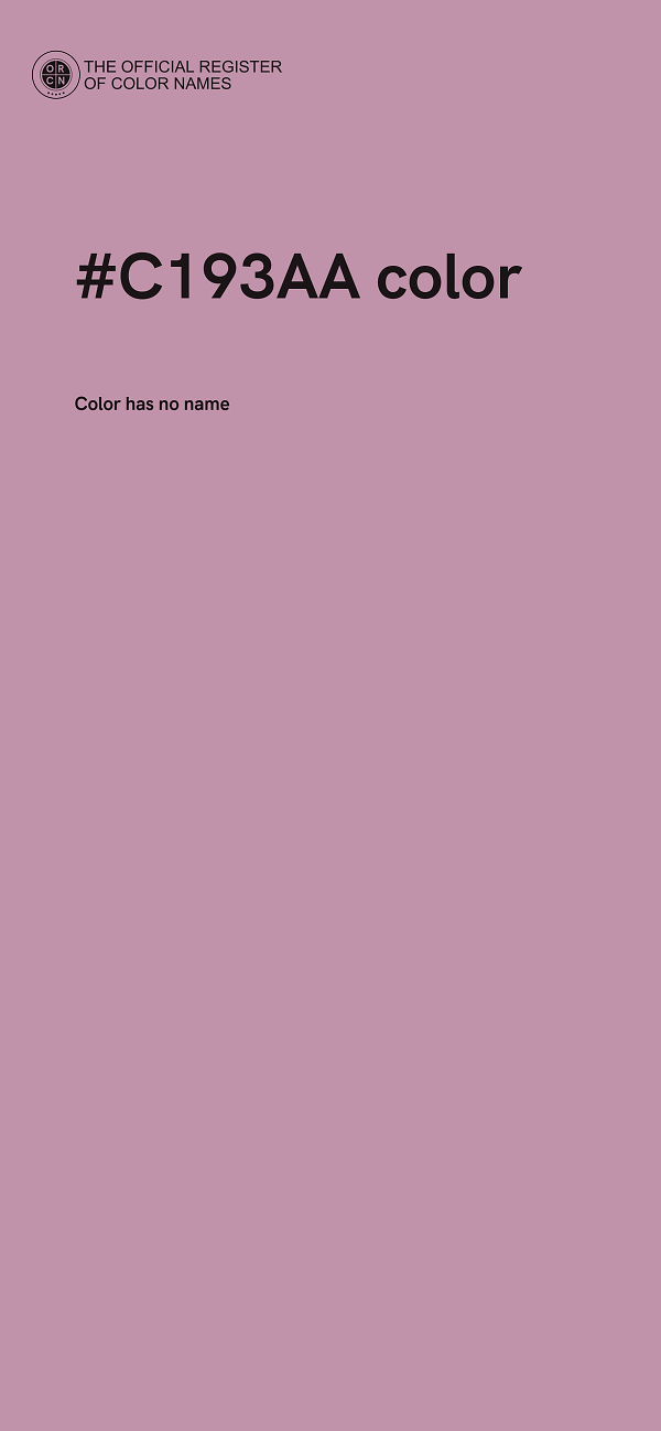 #C193AA color image