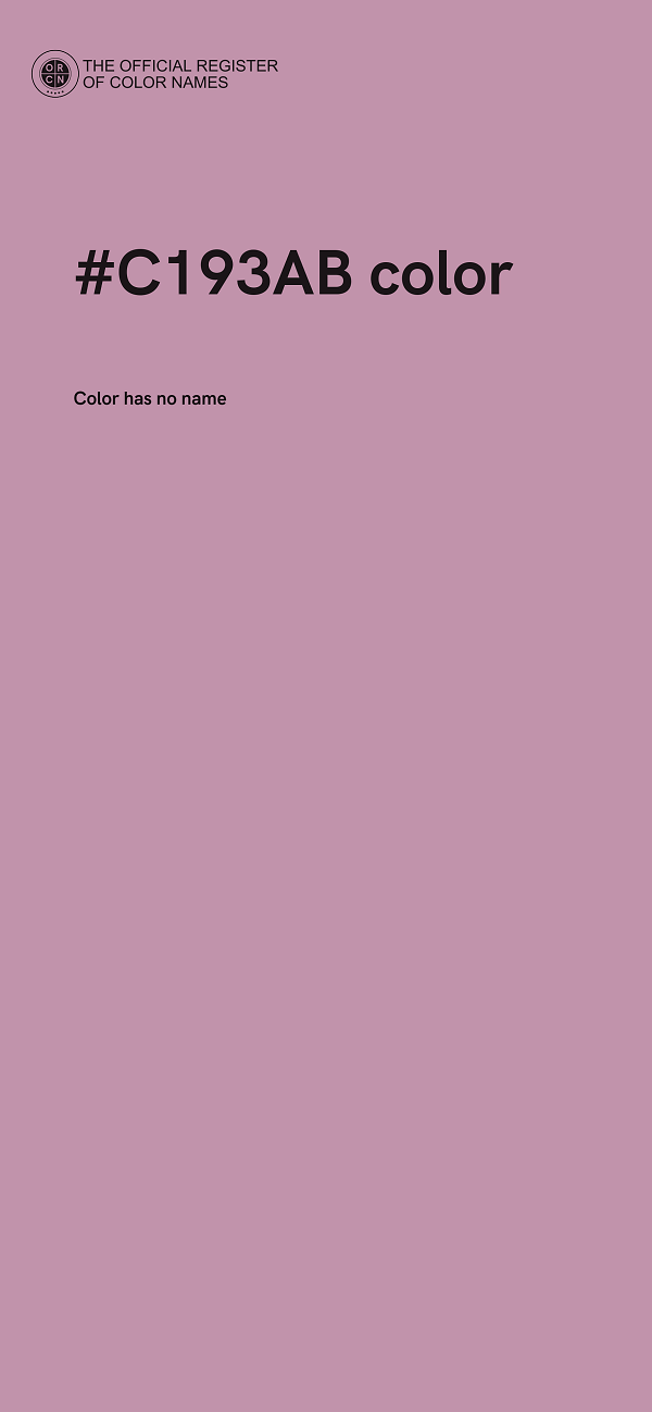 #C193AB color image