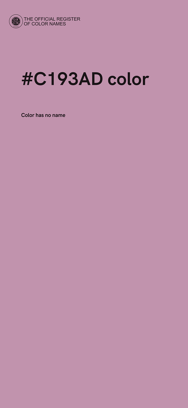 #C193AD color image