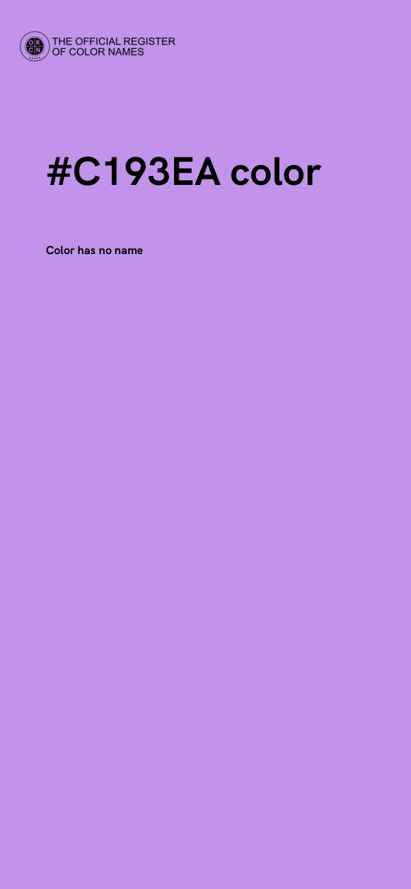 #C193EA color image