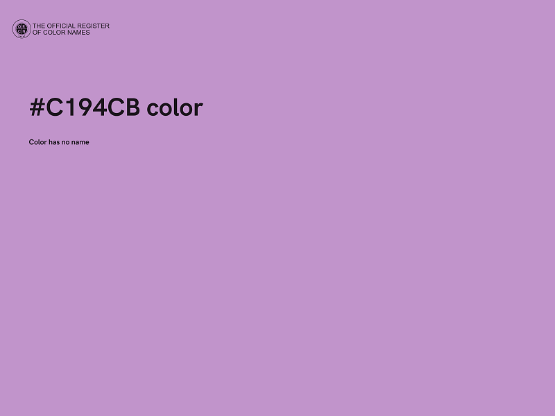 #C194CB color image
