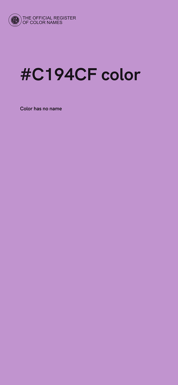 #C194CF color image