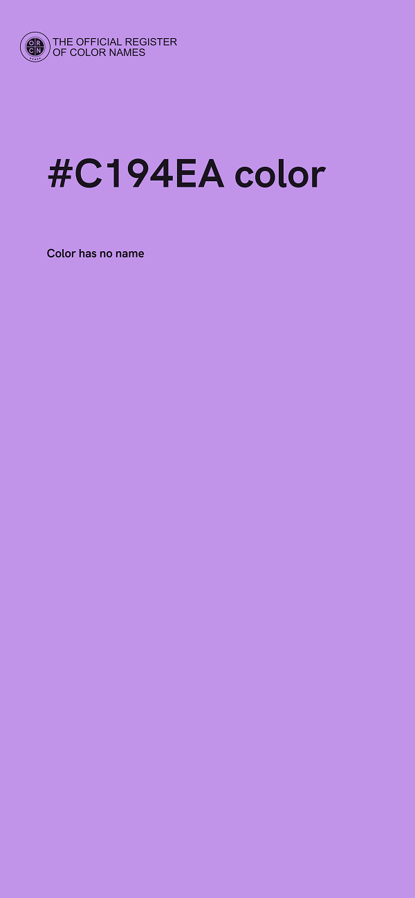 #C194EA color image
