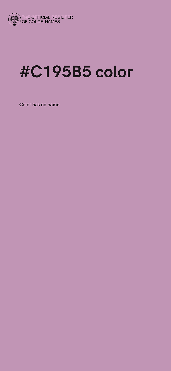 #C195B5 color image