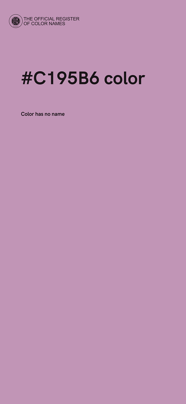 #C195B6 color image