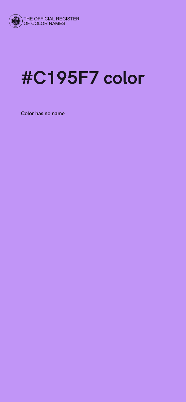 #C195F7 color image