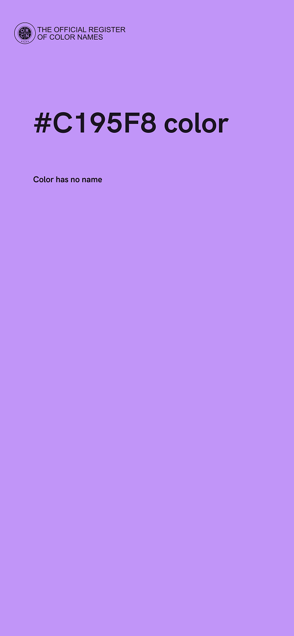 #C195F8 color image