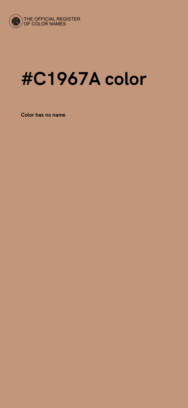 #C1967A color image