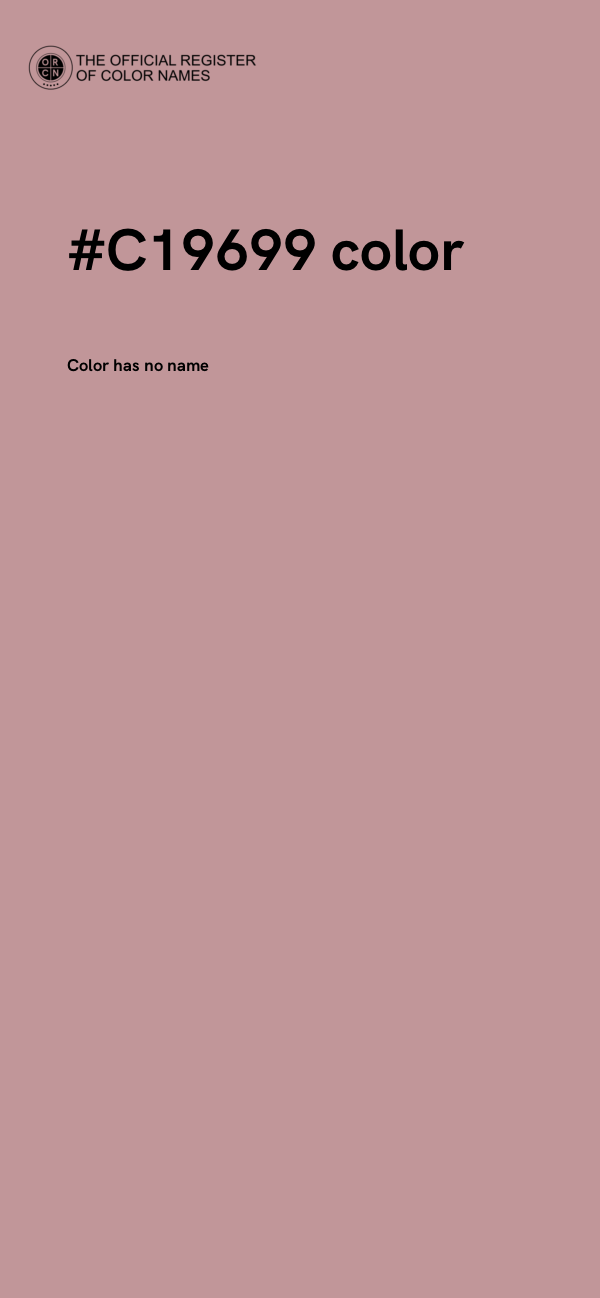 #C19699 color image