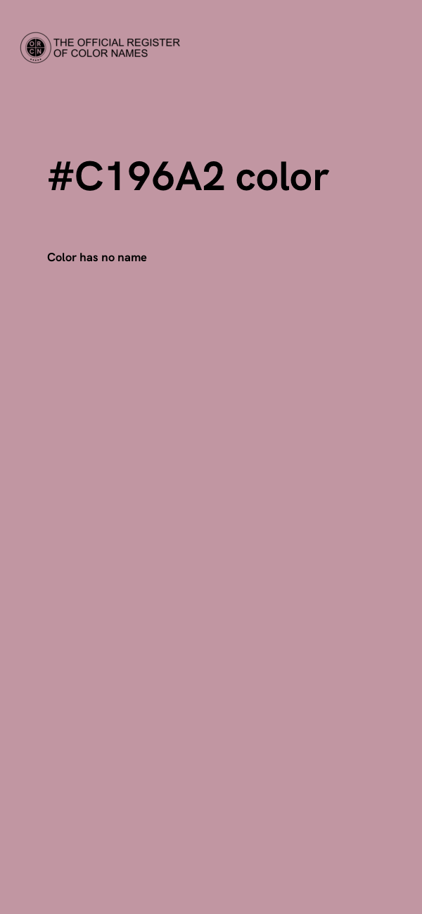 #C196A2 color image