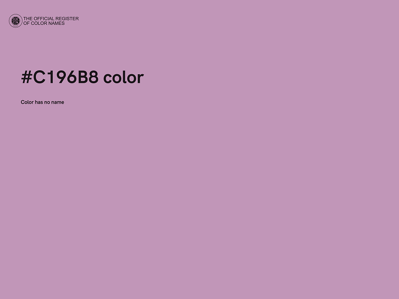 #C196B8 color image