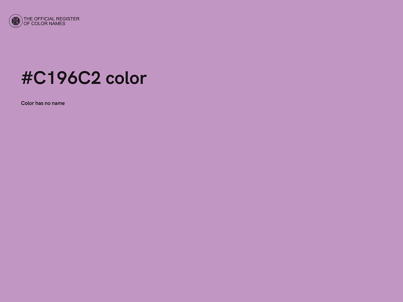 #C196C2 color image