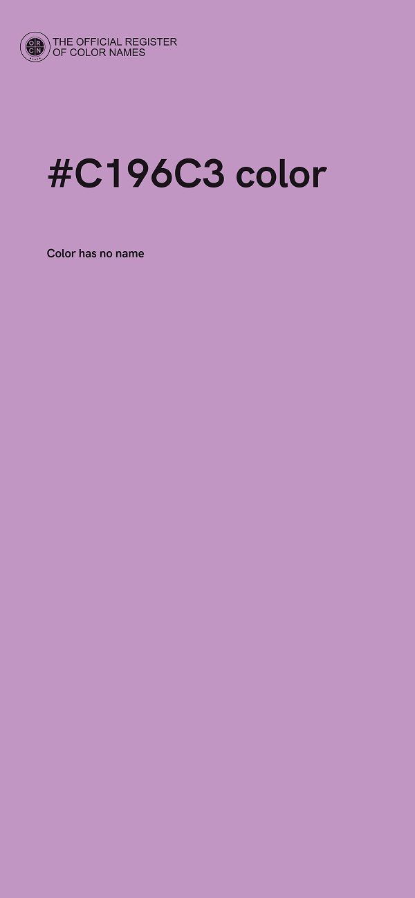 #C196C3 color image
