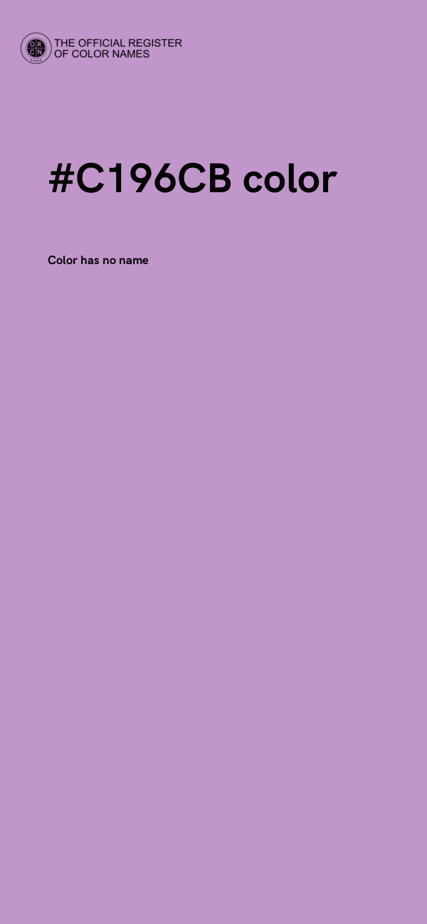 #C196CB color image