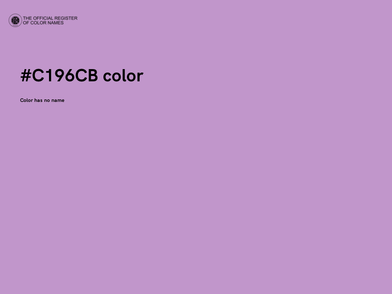 #C196CB color image