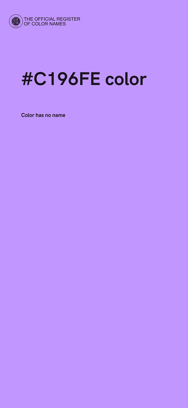 #C196FE color image