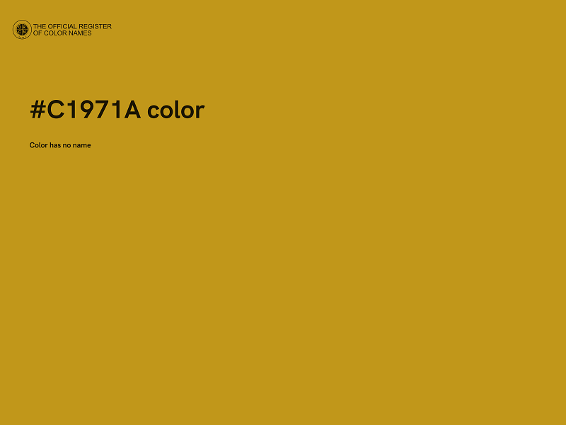 #C1971A color image