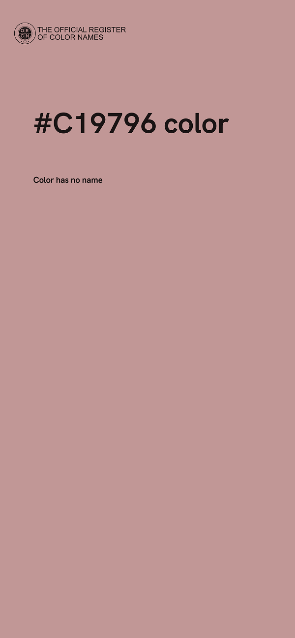 #C19796 color image