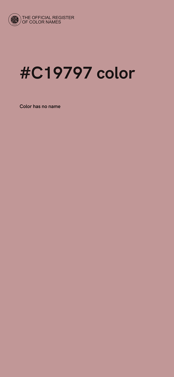 #C19797 color image