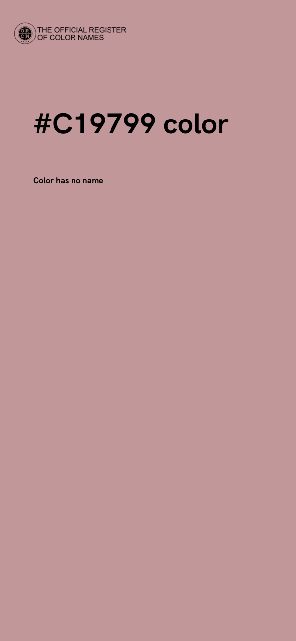 #C19799 color image