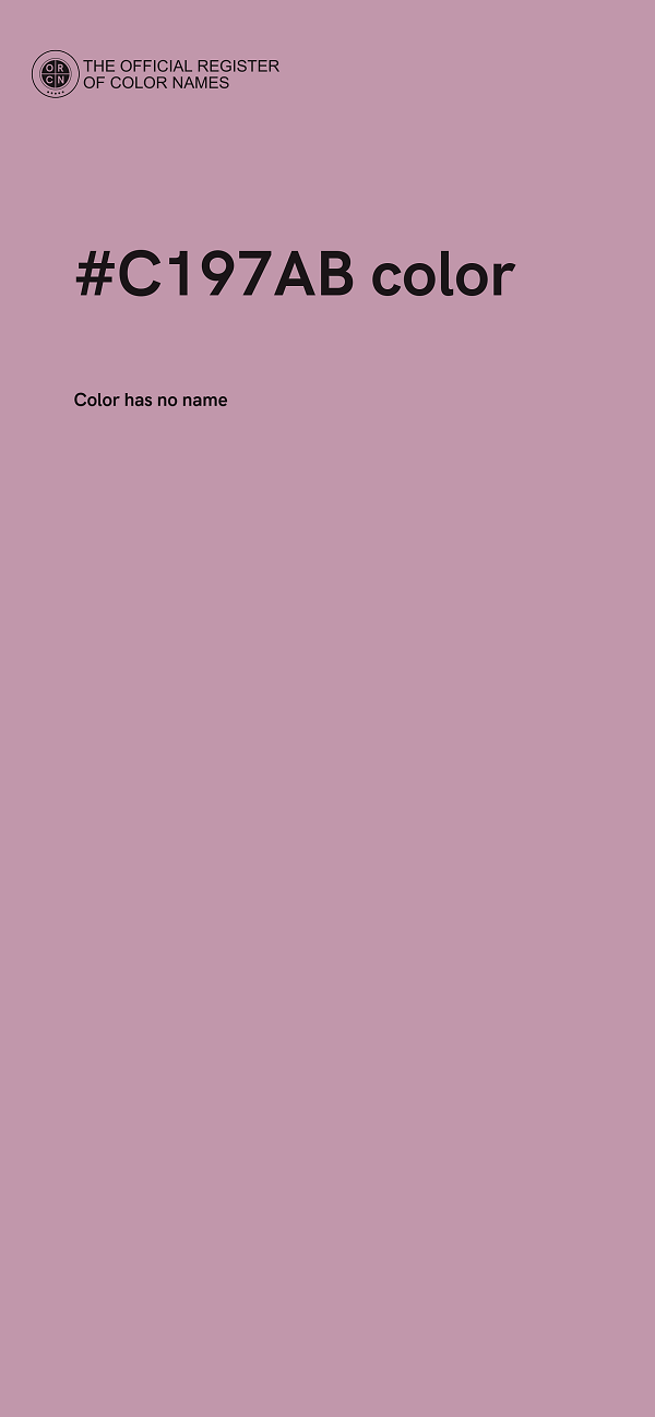 #C197AB color image