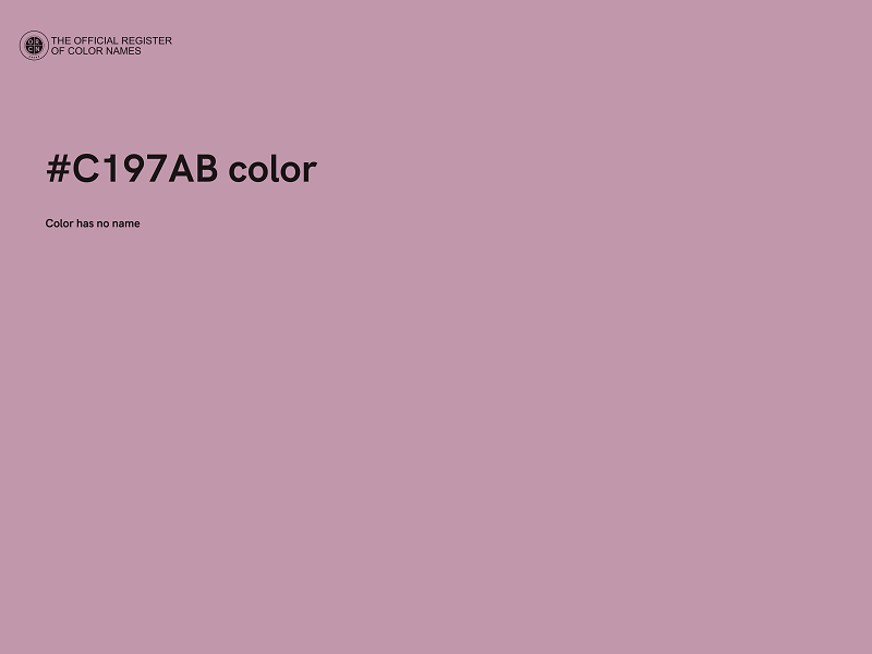 #C197AB color image