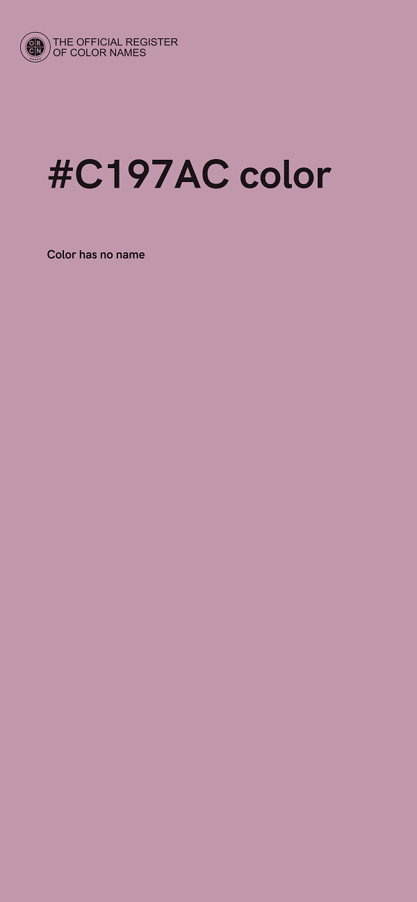 #C197AC color image
