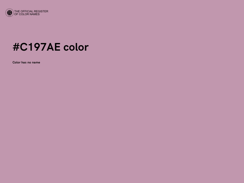 #C197AE color image