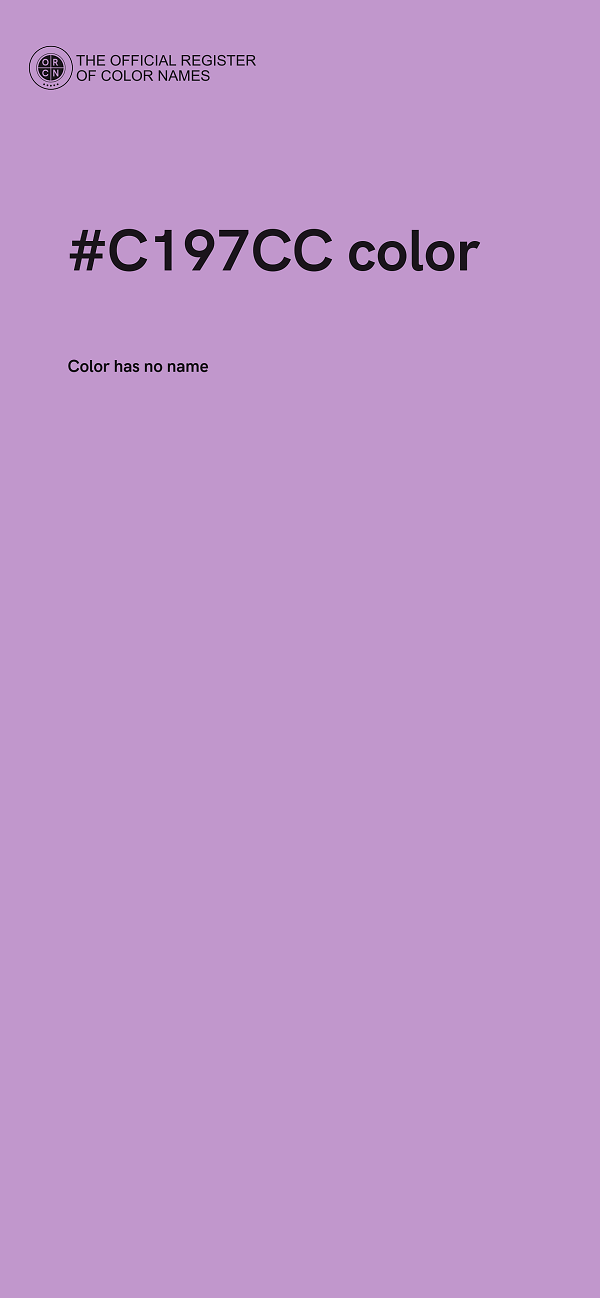 #C197CC color image