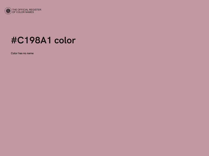 #C198A1 color image