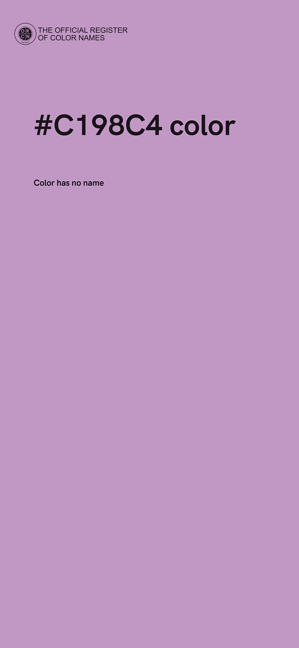 #C198C4 color image