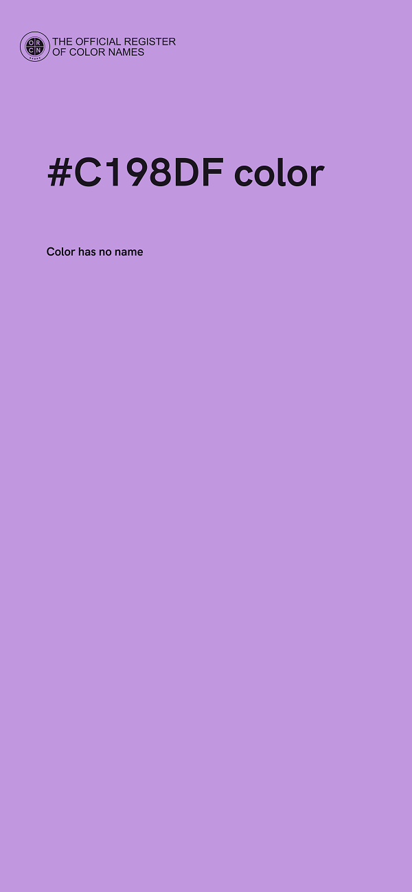 #C198DF color image