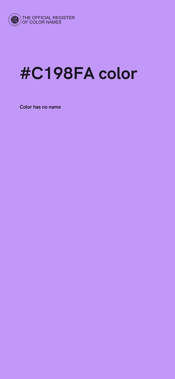 #C198FA color image
