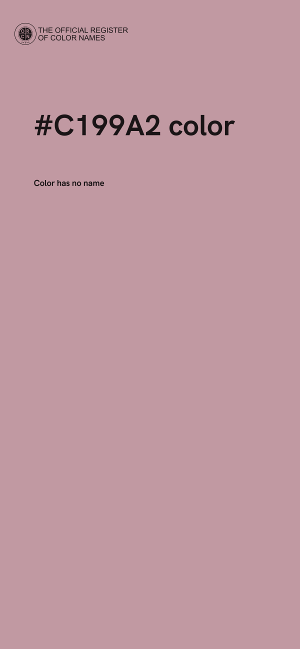 #C199A2 color image