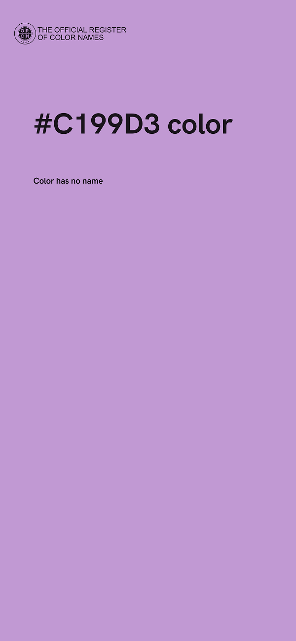 #C199D3 color image