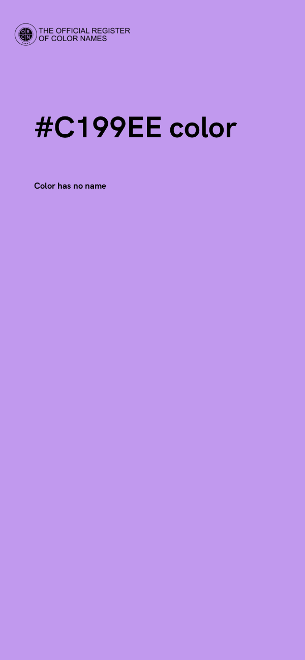 #C199EE color image