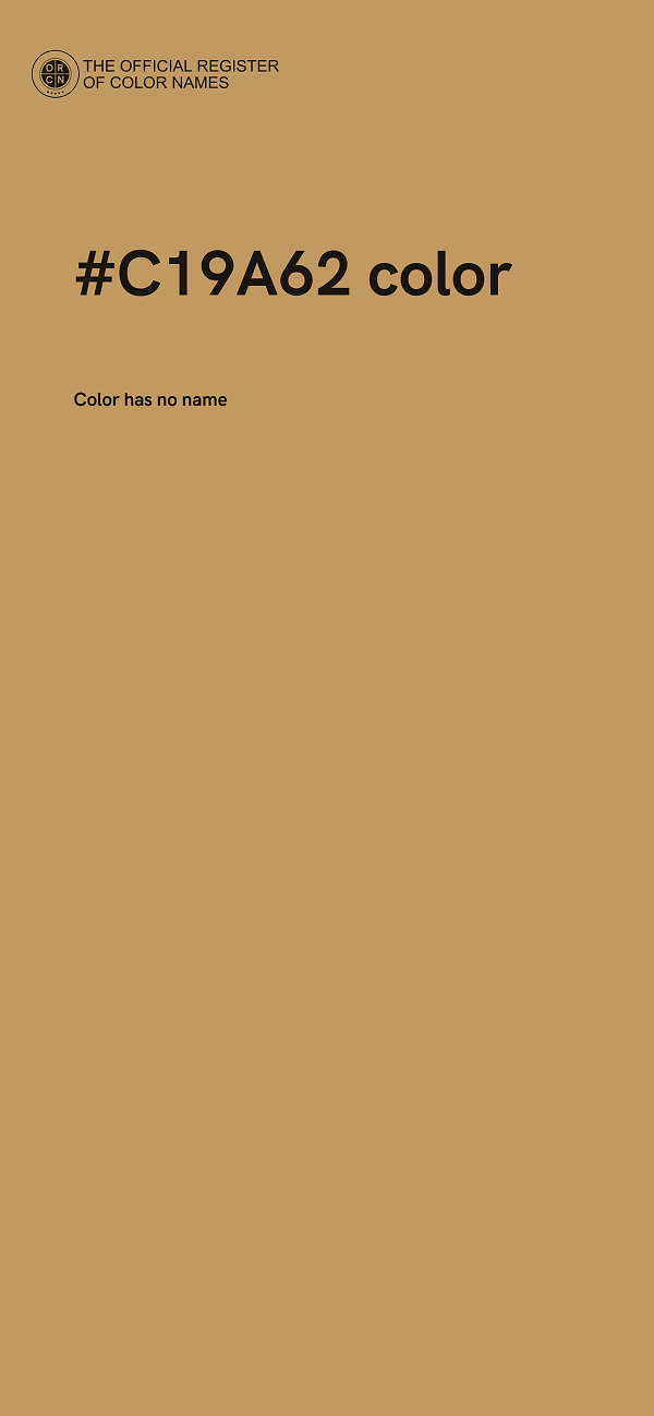 #C19A62 color image