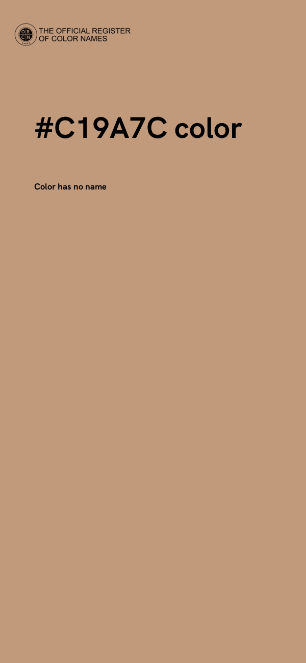 #C19A7C color image