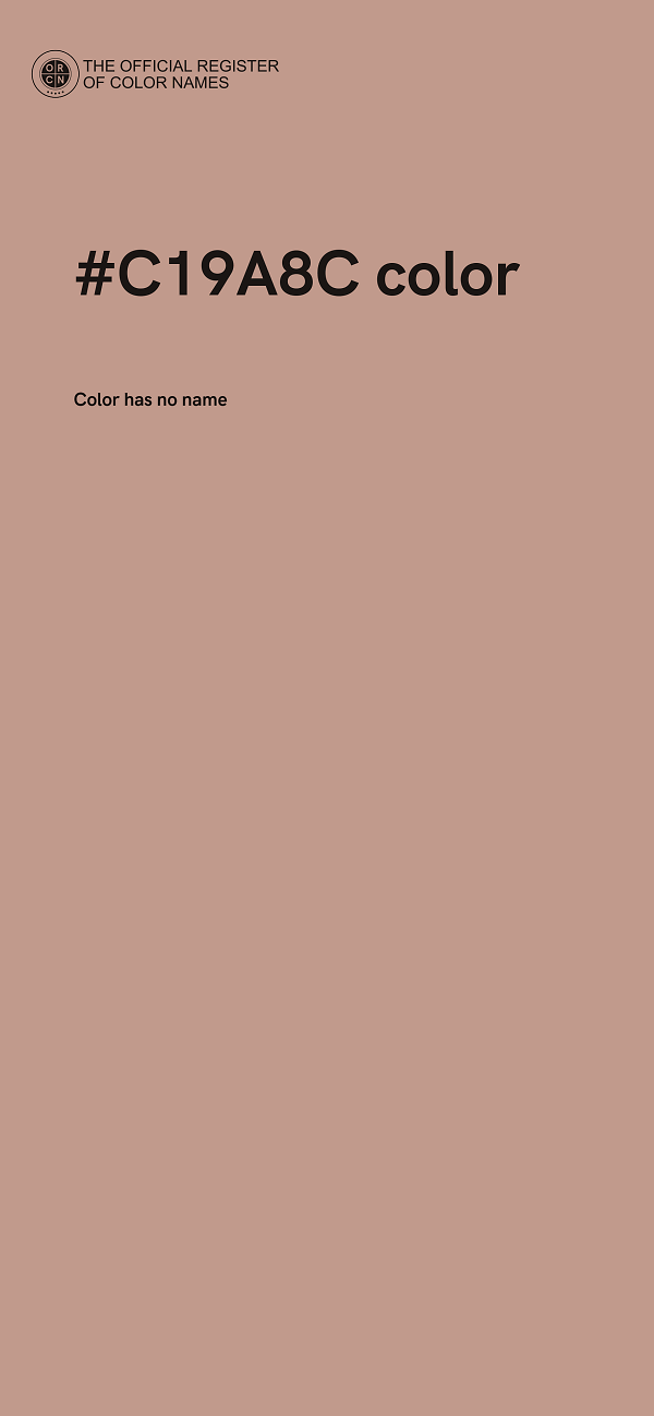 #C19A8C color image