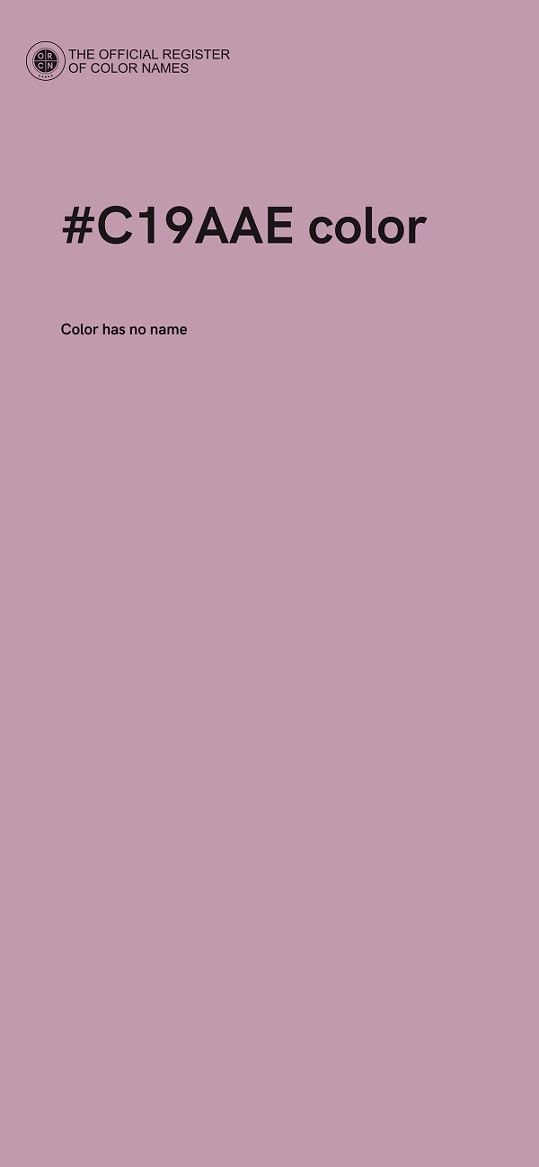 #C19AAE color image