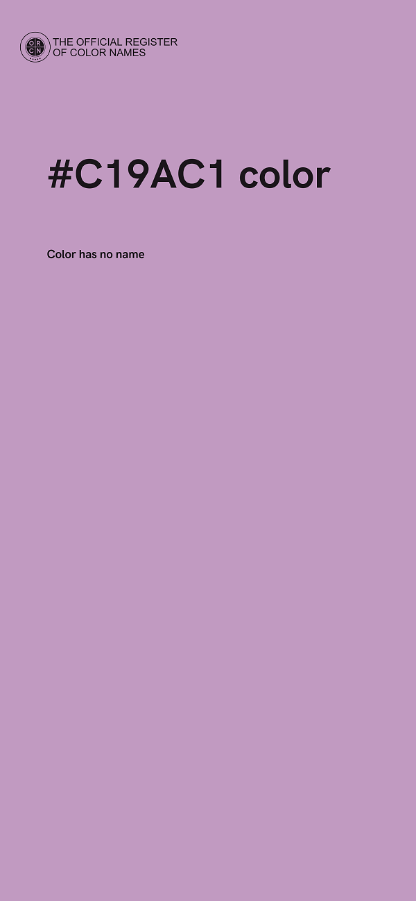 #C19AC1 color image