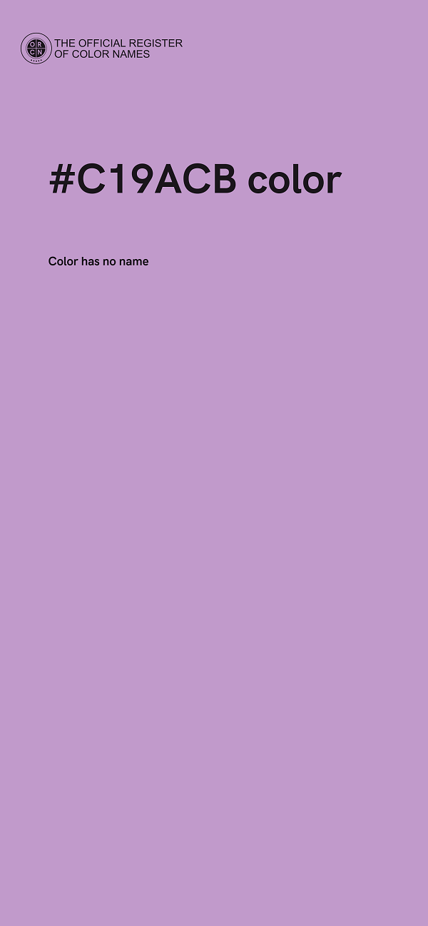 #C19ACB color image