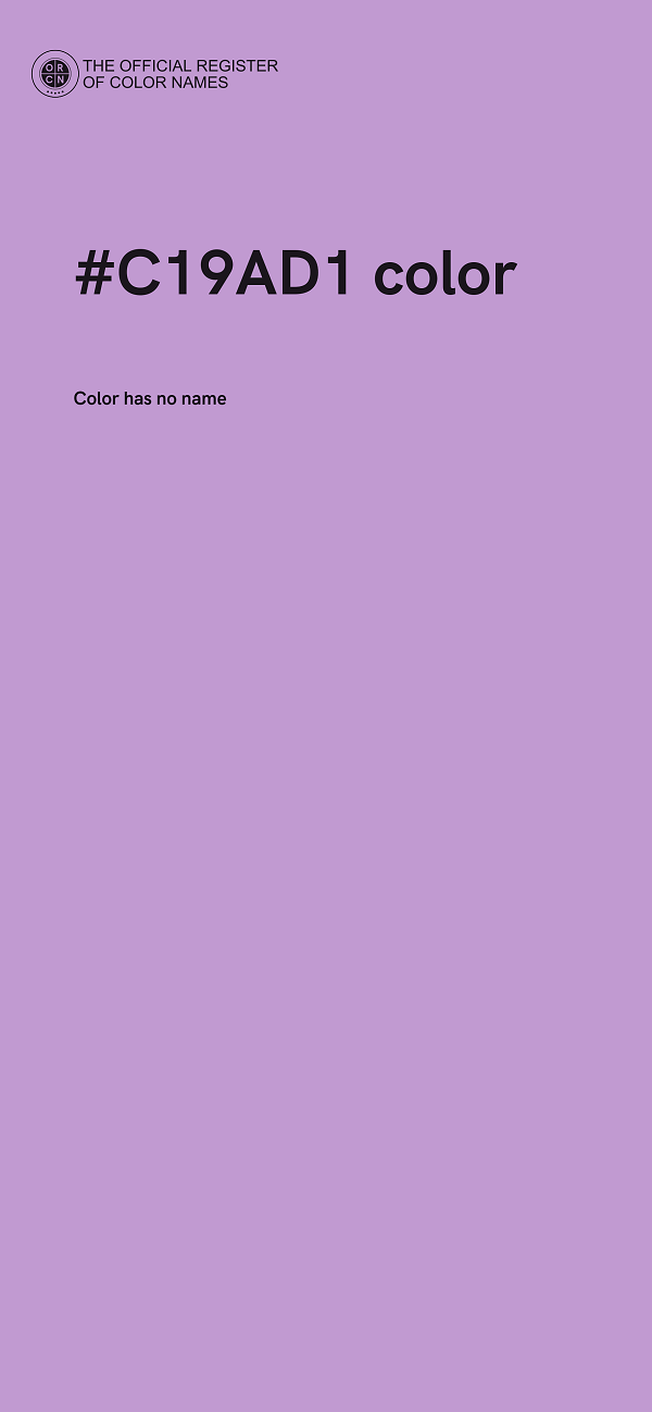 #C19AD1 color image