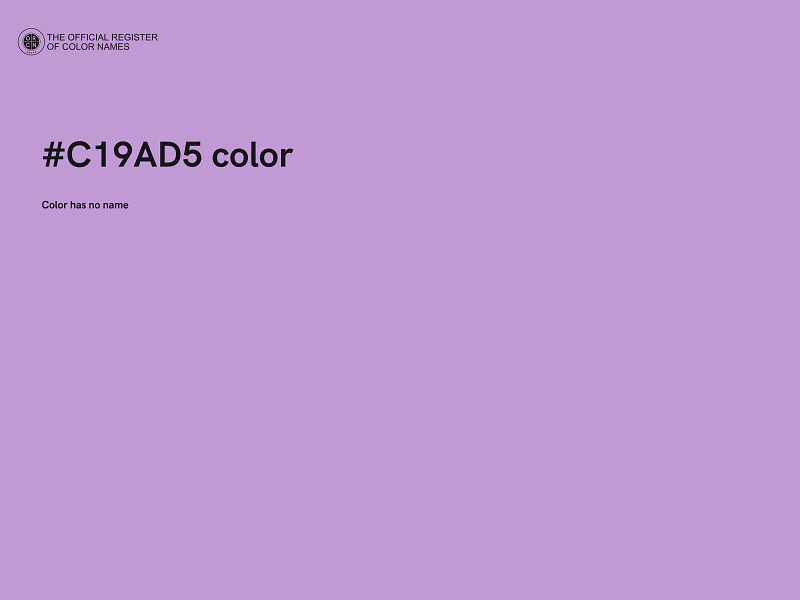 #C19AD5 color image