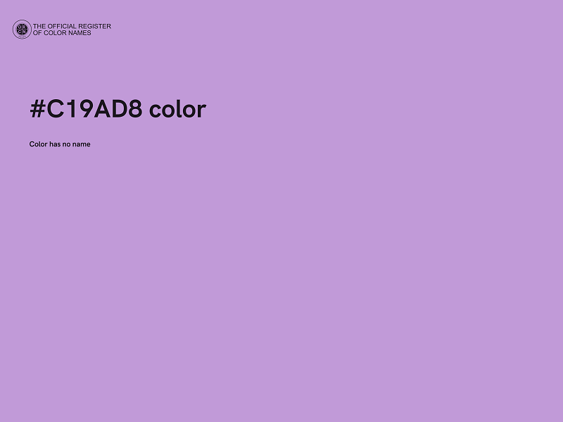 #C19AD8 color image