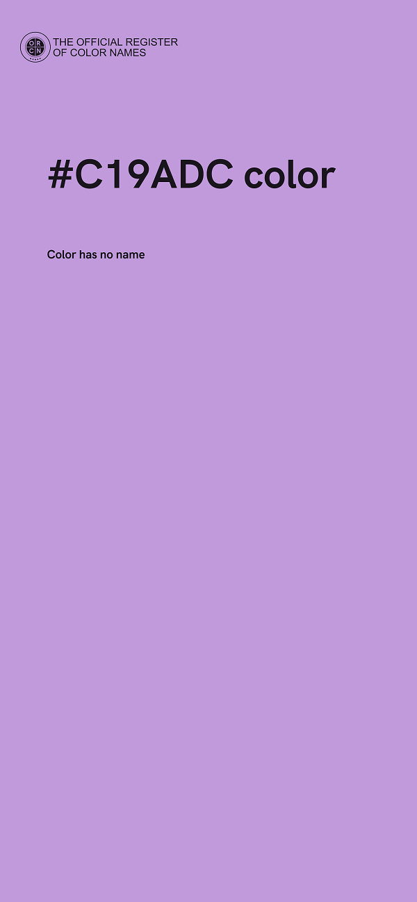 #C19ADC color image