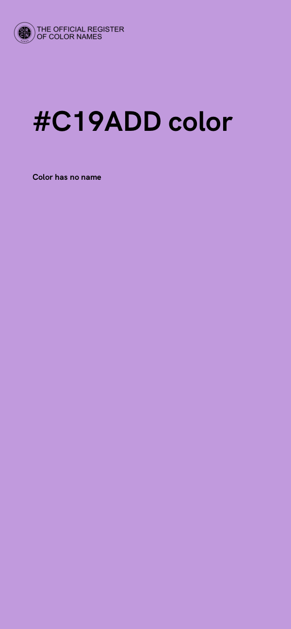 #C19ADD color image