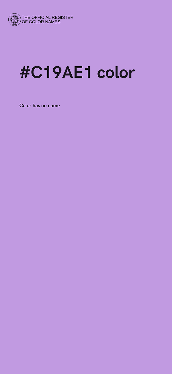 #C19AE1 color image